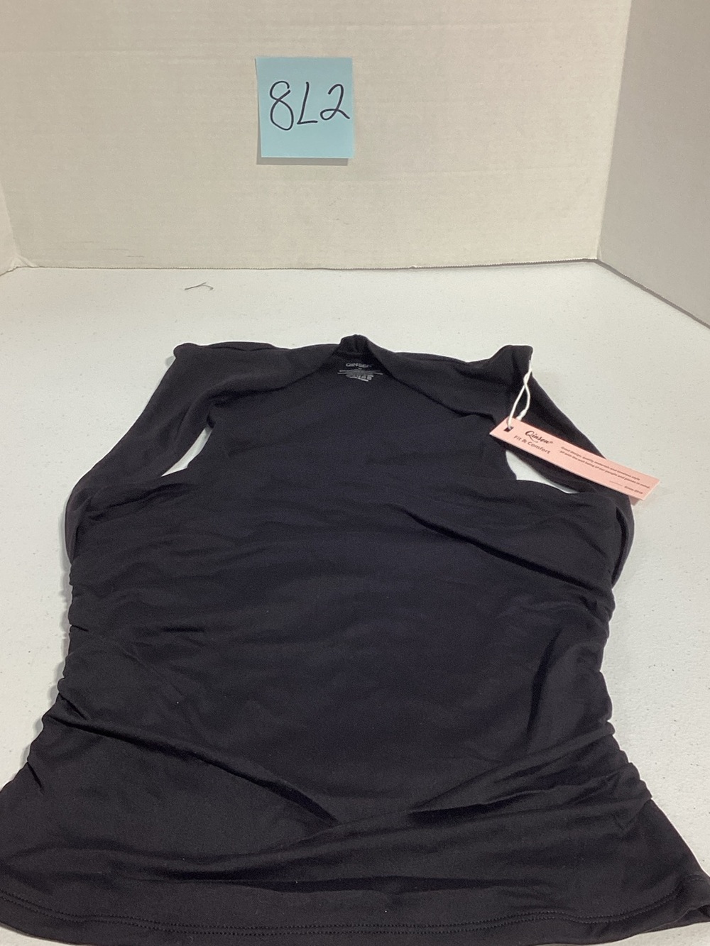 Qinsen square neck top